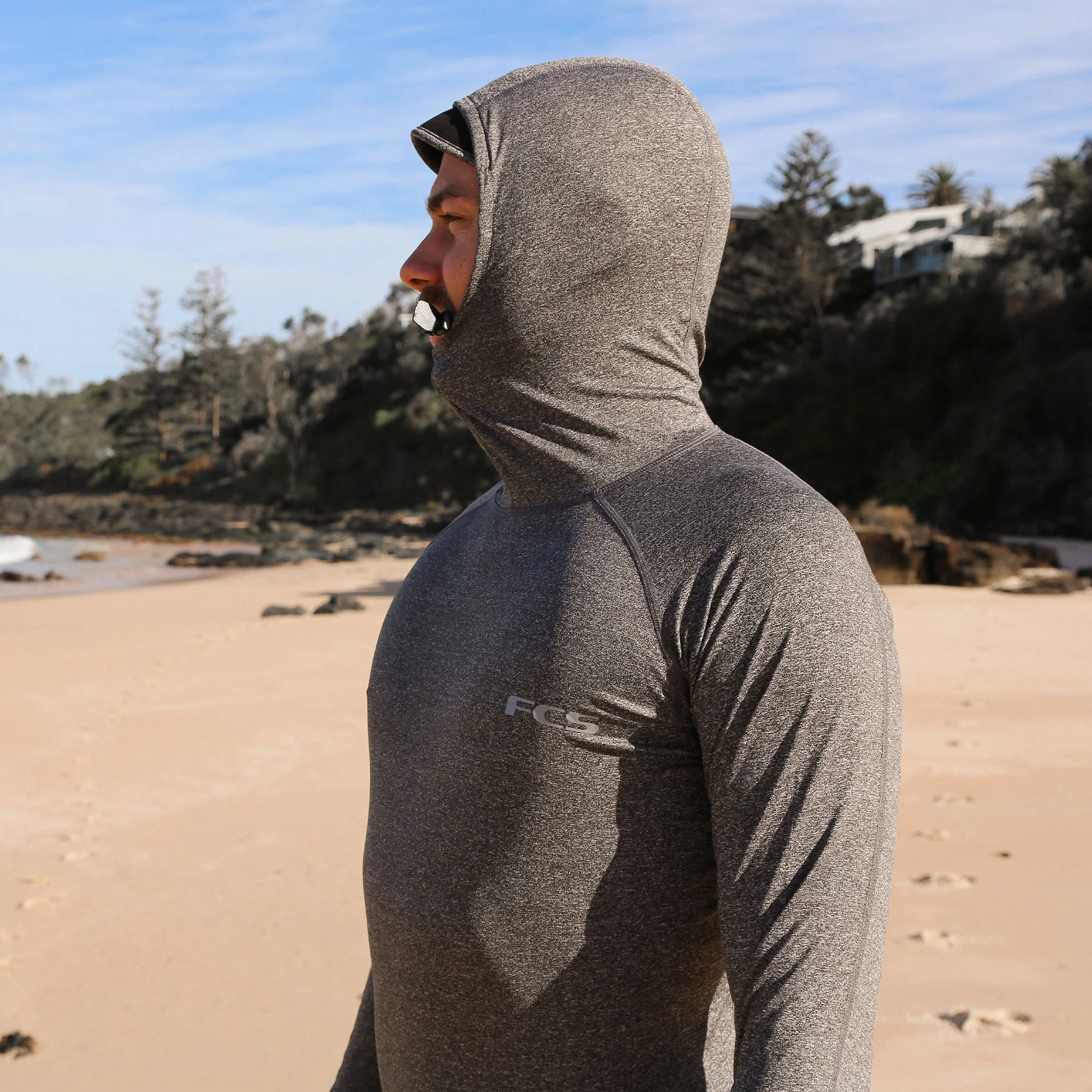 Essential Hooded Long Sleeve Rash Vest - Image 5