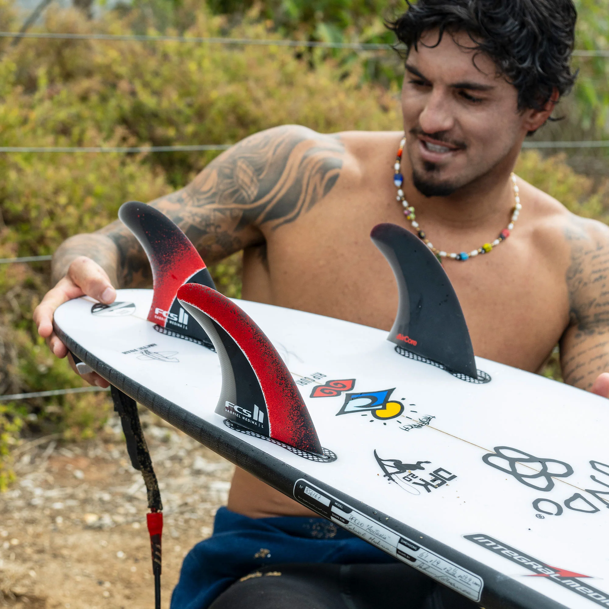 FCS II Gabriel Medina Signature Tri Fin Set - Image 7
