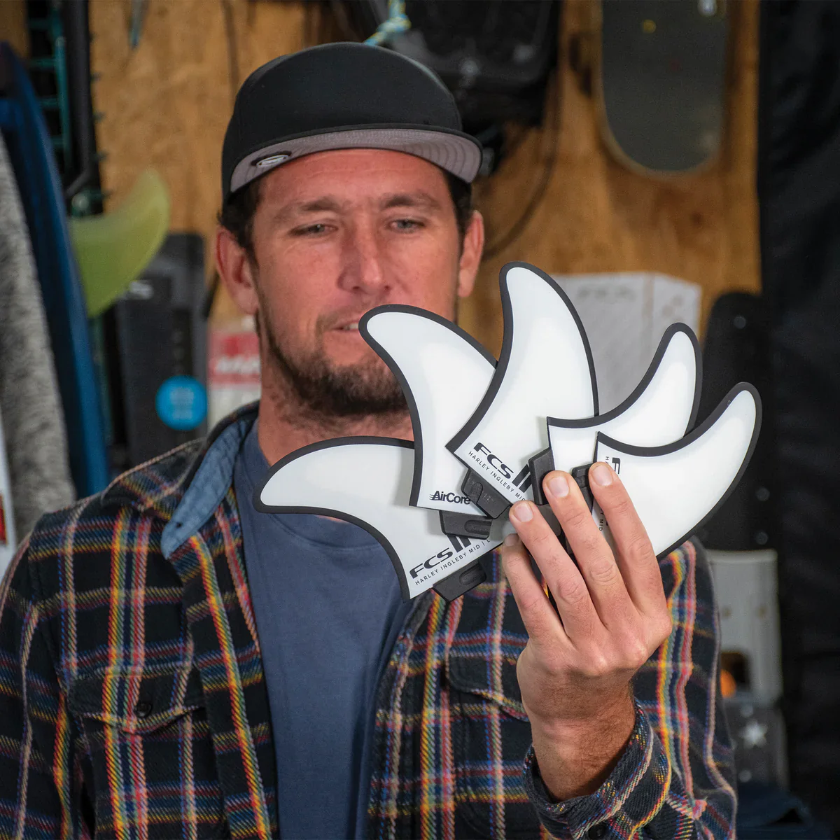 FCS II Harley Mid Tri-Quad Fin Set - Image 4