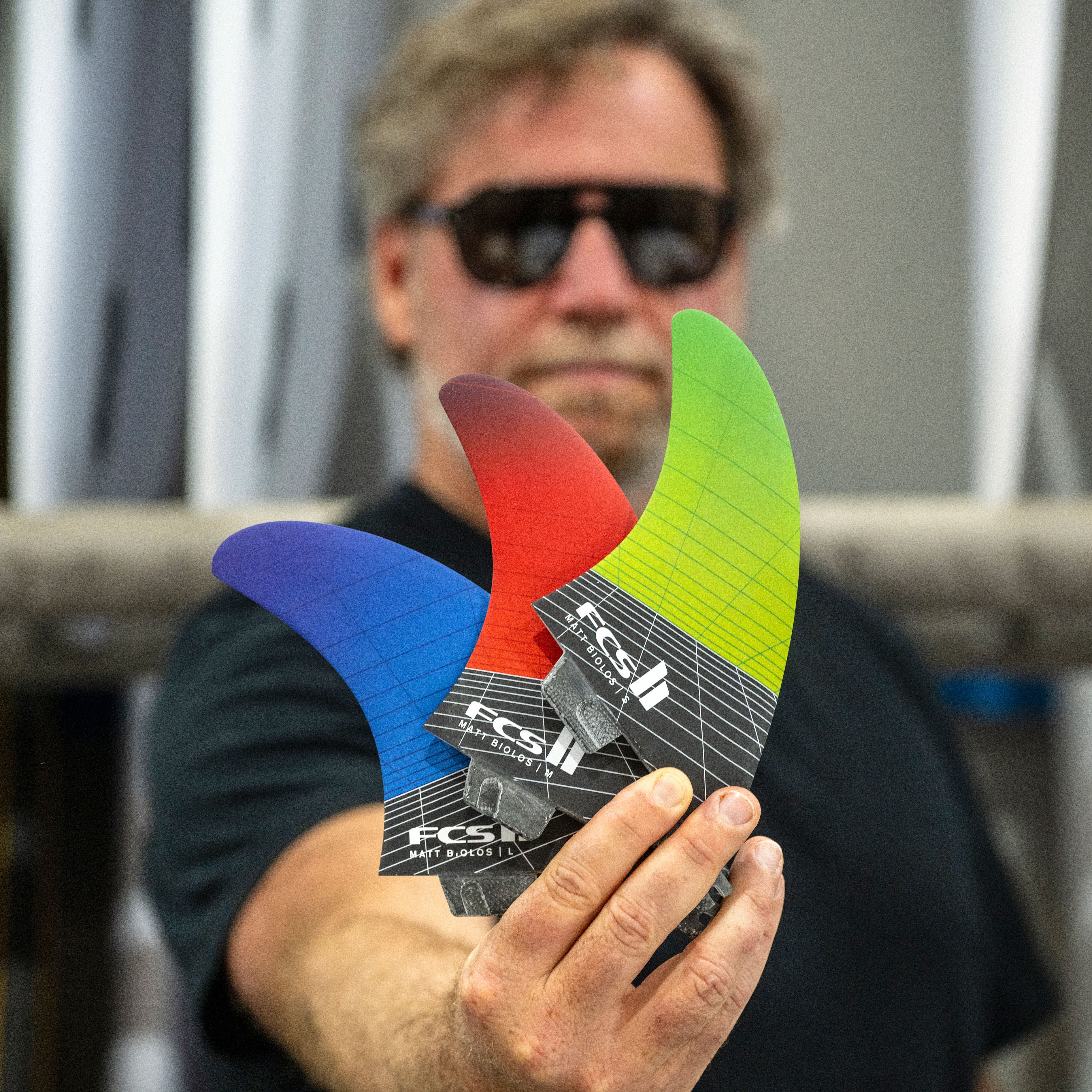 FCS II Matt Biolos Tri Fin Set - Image 4