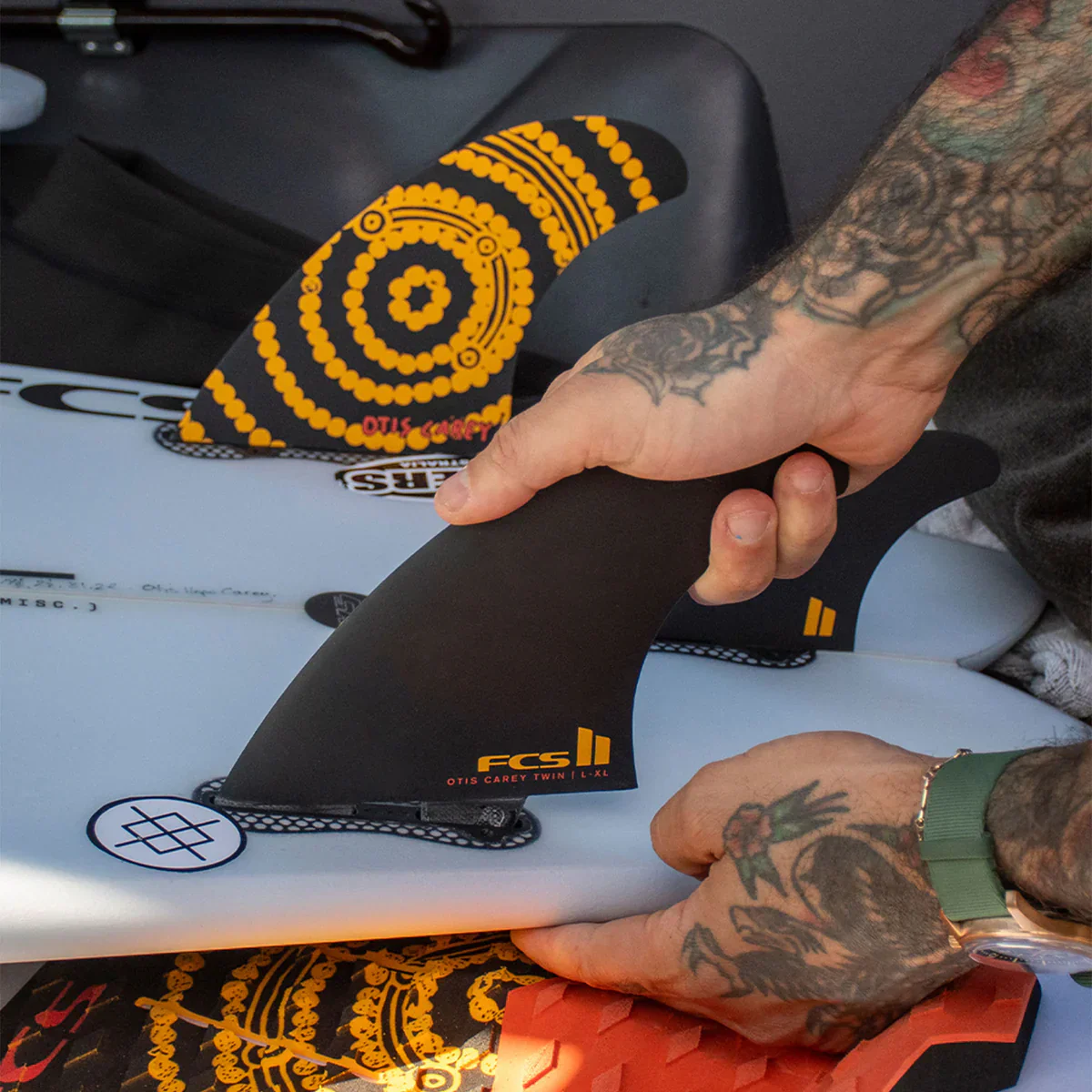 FCS II Otis Carey Twin+1 Fins - Image 5