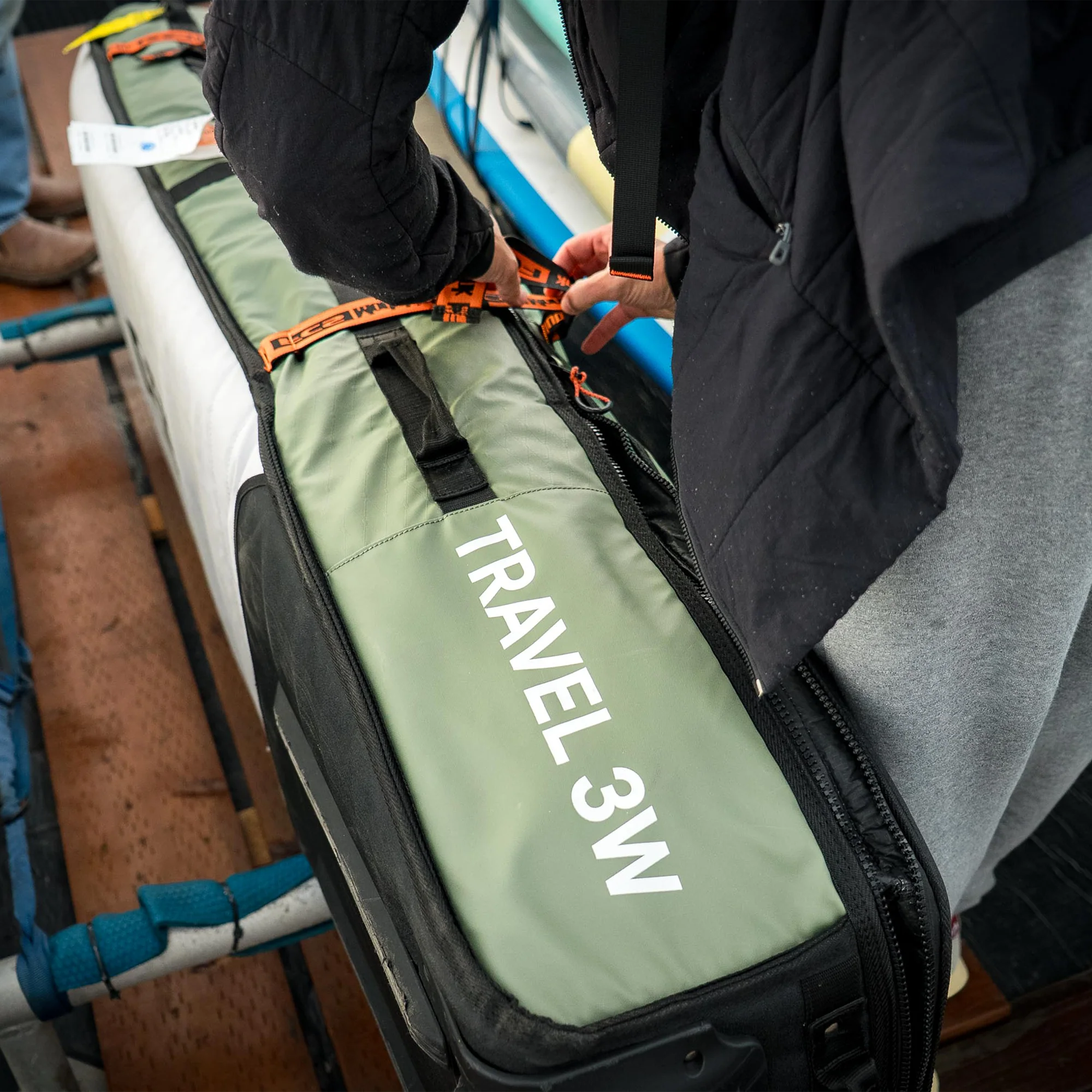 FCS Travel 3 Shortboard/Fish Wheelie Cover - Image 3
