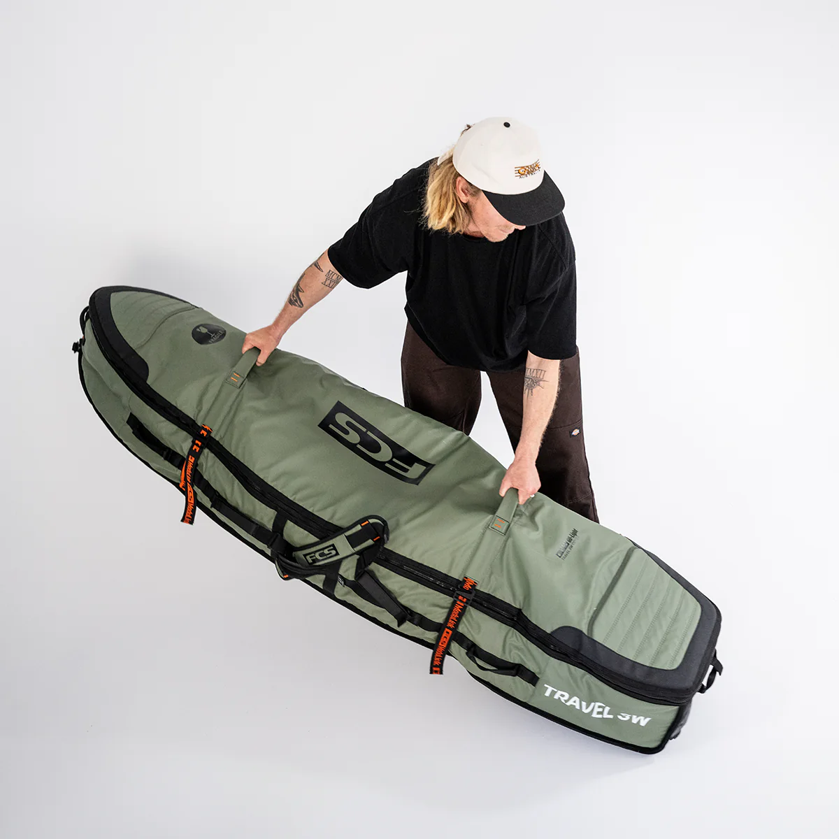 FCS Travel 3 Shortboard/Fish Wheelie Cover - Image 4